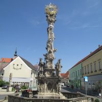 Pestsäule Poysdorf - vor den Arbeiten